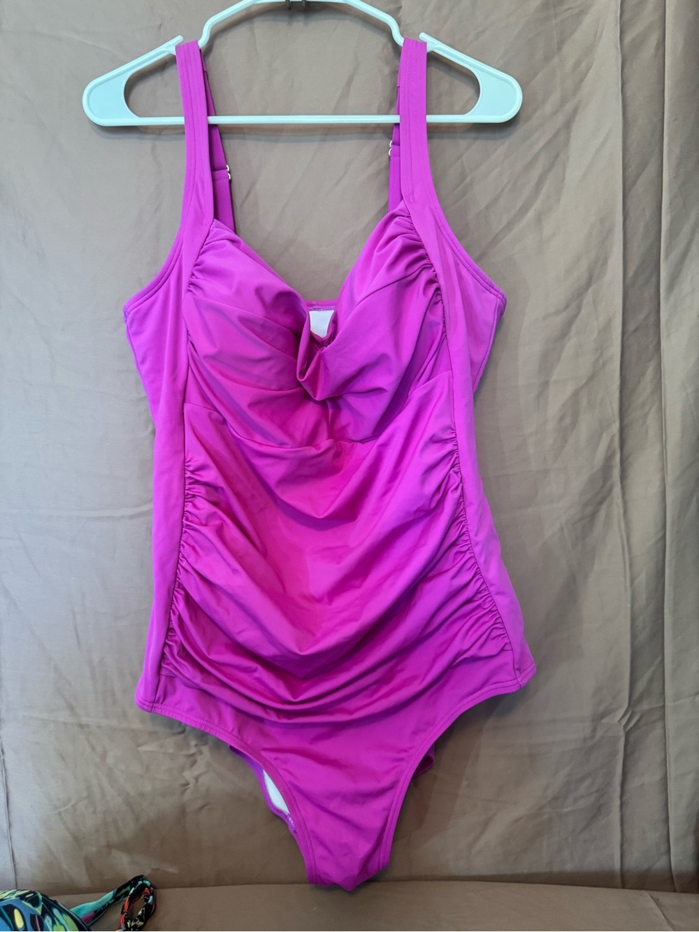 Swimsuits For All Hot Pink One-Piece Swimsuit